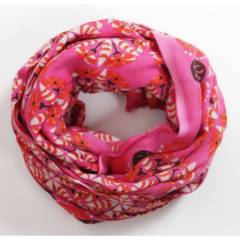 Echarpe XL Flamenco Fuchsia