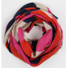 XL Wool Scarf Vibrations Fuchsia