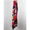 XL Wool Scarf Vibrations Fuchsia