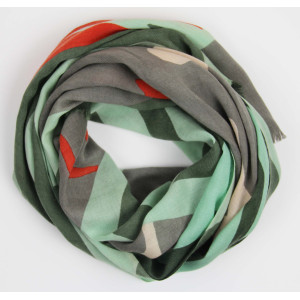Wool Scarf Voltige Kaki
