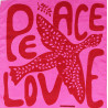 Mini Peace and Love Fuchsia