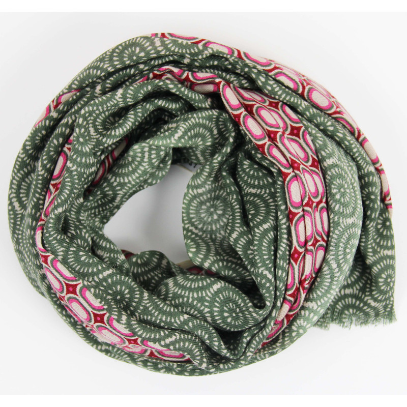 Echarpe Laine Eclat Rouge