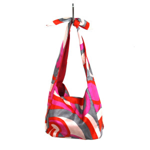 Upcycling Silk Bag Bobby 70's Fuchsia