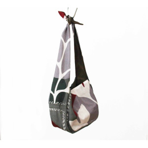 Upcycling Silk Bag Bobby Biloba Kaki