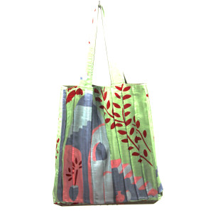 Upcycling Silk Bag Musette Kasbah Vert
