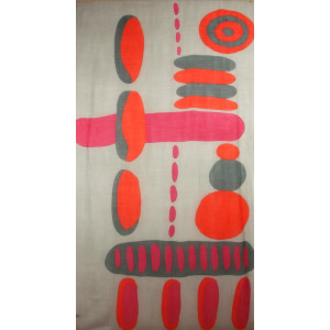 XL Wool Scarf Cairn Orange