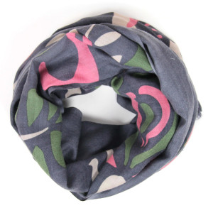XL Wool Scarf Aliona Grey Gris