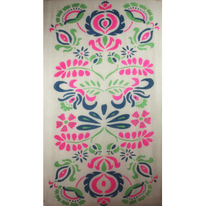 XL Wool Scarf Aliona Fuchsia