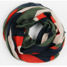 XL Wool Scarf Vibrations Kaki