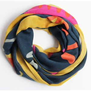 Wool Scarf Voltige Zelie Jaune Yellow