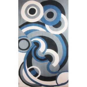 Echarpe XL Vibrations Bleu
