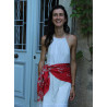Carré Soie Ayaka Rouge