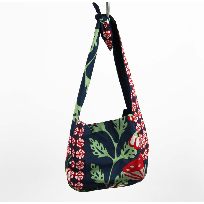Upcycling Silk Bag Bobby Alice Marine Navy