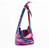 Sac Bobby en Soie Agami Bleu