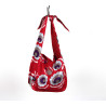 Sac Bobby en Soie Zora Rouge