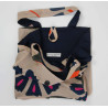 Cabas en coton upcycling Equateur Orange