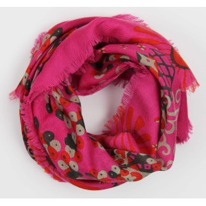 Carré Laine Nara Fuchsia