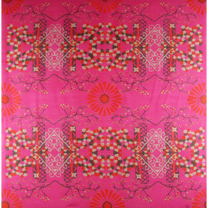 Carré Laine Nara Fuchsia