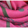 Wool Square Muscari Fuchsia