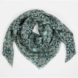 Wool Square Nova Bleu Blue