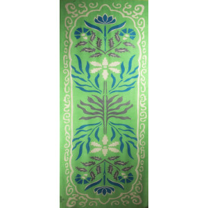 Wool Scarf Indira Vert Green