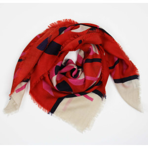 Carré Laine Electra Fuschia