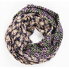 Wool Scarf Arles Violet Prune