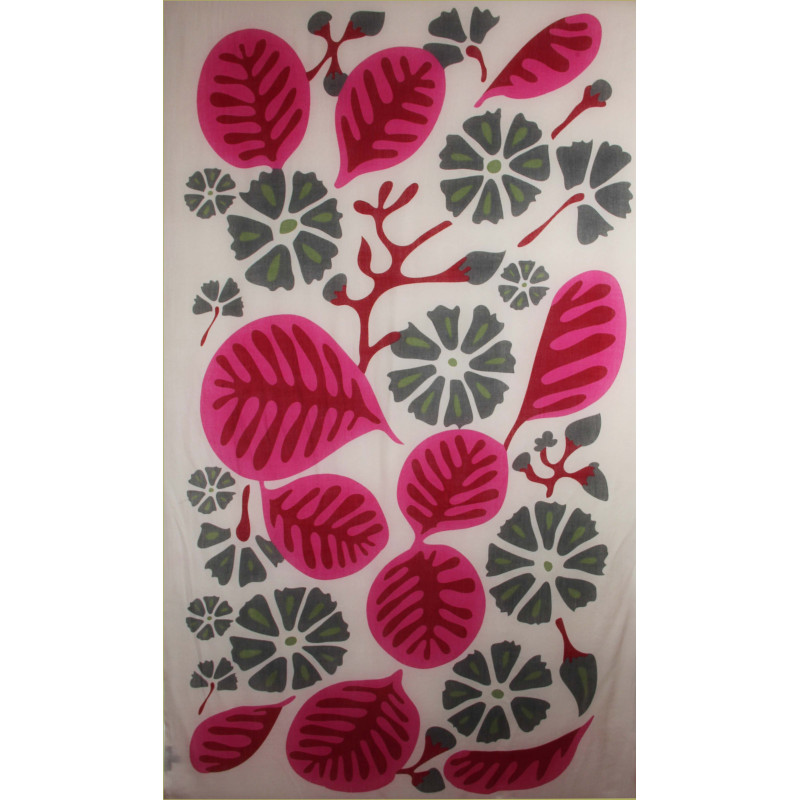XL Wool Scarf Marquises Rose Pink