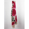 XL Wool Scarf Marquises Rose Pink