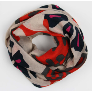 XL Wool Scarf Marquises Orange