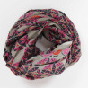 XL Wool Scarf Flamenco Beige