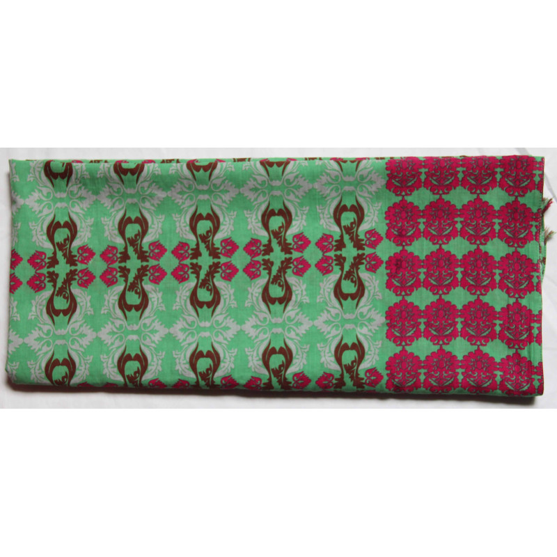 Foulard Coton Bio Versailles Vert