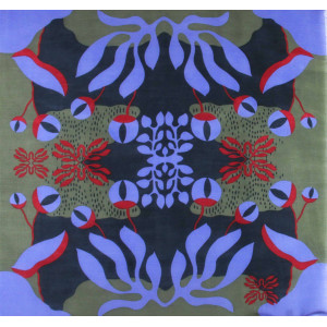 Carré Laine Abysse Violet