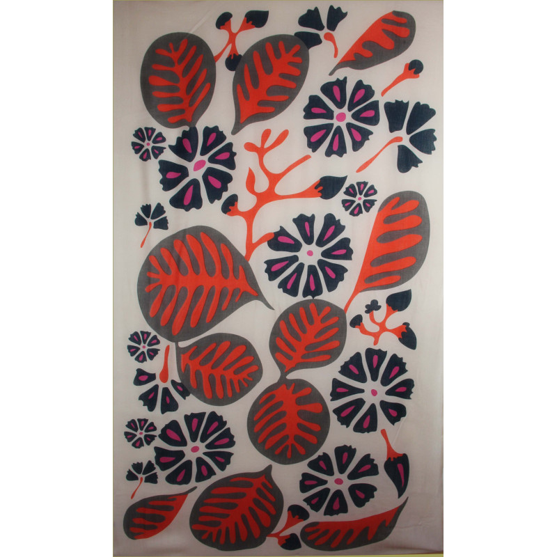 XL Wool Scarf Marquises Orange