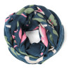 XL Wool Scarf Aliona Navy Marine