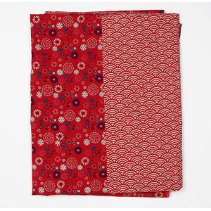 Foulard Coton Bio Kohana Rouge