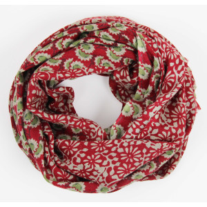 Echarpe Laine Arles Rouge
