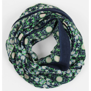 Echarpe Laine Stellar Bleu
