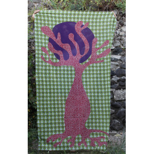 Foulard Coton Bio Baobab Vert Green