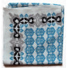 Carré Coton Trianon Bleu