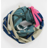 Foulard Coton Bio Cap Breton Bleu Blue