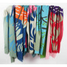 Foulard Coton Bio Cap Breton Bleu Blue