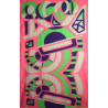 Foulard Coton Bio Cosmopolis Rose