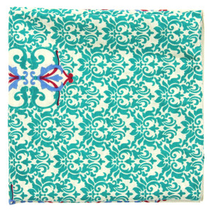 Carré Coton Palazzo Pitti Vert