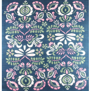 Wool Square Tatiana Marine