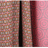 Foulard Coton Bio Pivoine Rose