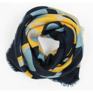 Wool Square Electra Marine Navy