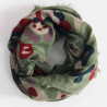 Wool Square Girandole Vert Green 