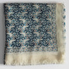 Wool Square Poème Bleu Blue 