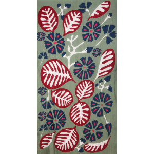 foulard Coton Bio Equateur Kaki